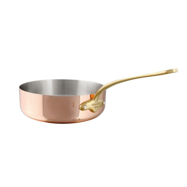 Sauteuse plat à sauter Mauviel Elégance en cuivre - 2 tailles