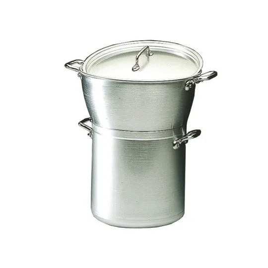 Couscoussier avec couvercles MATFER Classe Alu en aluminium 28cm