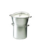 Couscoussier avec couvercles MATFER Classe Alu en aluminium 28cm