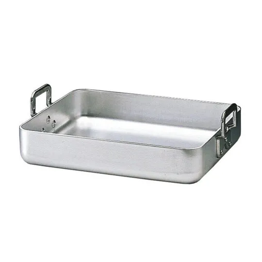 Plat à rôtir anses rivetées MATFER Classe Alu en aluminium - 6 tailles