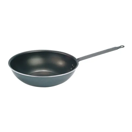Wok antiadhérent MATFER Chef en aluminium 28cm