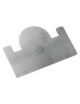 Raclette à bûche MATFER en inox 12x8cm pour gouttière 8cm