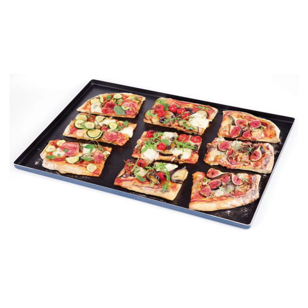 Plaque pâtissière MATFER BOURGEAT aluminium antiadhérent bords droits 60x40cm