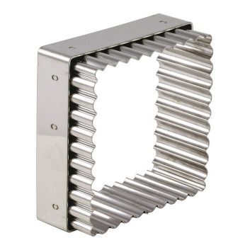 Découpoir MATFER à carré cannelé en inox 8x8cm