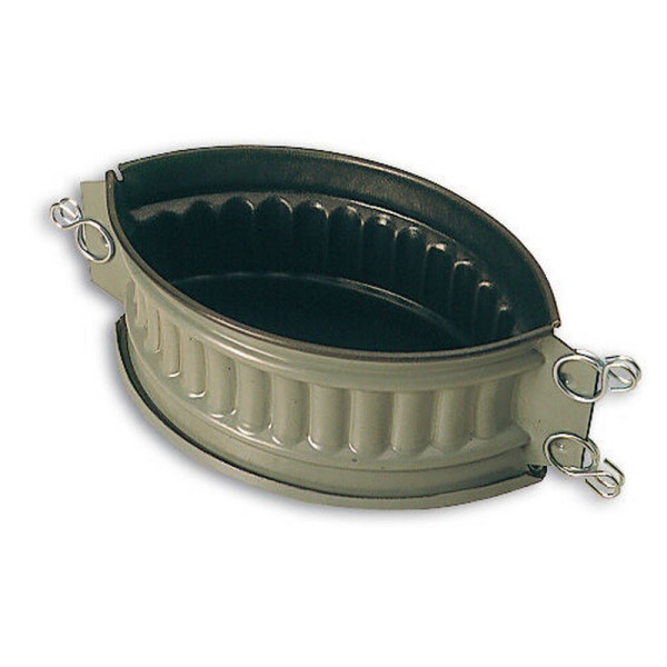 Moule à pâté en croûte ovale à côtes MATFER en acier - 3 tailles