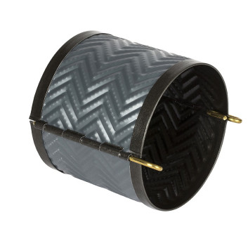 Moule à pâté en croûte rond à chevrons MATFER en acier - 4 tailles