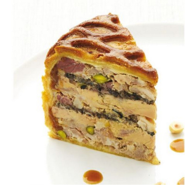 Moule à pâté en croûte rond à chevrons MATFER en acier - 4 tailles