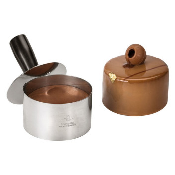 Tasseur à entremets MATFER avec poignée en inox - 6 tailles