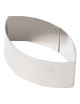 Lot de 4 nonnettes MATFER forme ovale pointu en inox 8.8x5x3cm