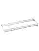 Cadre rectangulaire à flan MATFER en inox extra-fort 37x11x2.5cm
