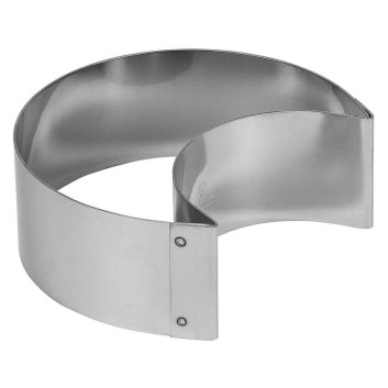 Cercle à entremets MATFER lune en inox 11cm