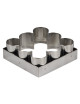 Découpoir MATFER forme petit beurre en inox 9.6x9.6cm