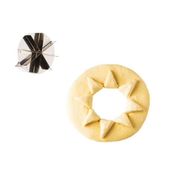 Découpoir MATFER brioche couronne en inox 11x7.7cm