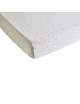 Drap housse BLANC DES VOSGES Gramines Crème 140x190cm (bonnet 30cm)