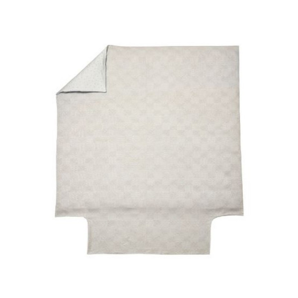Housse de couette BLANC DES VOSGES Gramines Crème 200x200cm