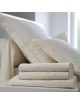 Drap housse Uni BLANC DES VOSGES Satin Bonnet 40 naturel 140x190cm
