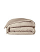 Housse de couette Uni BLANC DES VOSGES Satin 280x240cm Chanvre