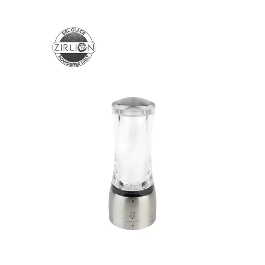 Moulin à sel sec PEUGEOT SAVEURS Daman acrylique inox 16cm