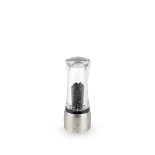 Moulin à poivre PEUGEOT SAVEURS Daman acrylique inox 16cm