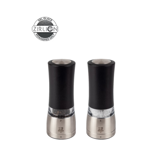 Set de 2 moulins à poivre et à sel PEUGEOT SAVEURS Daman Electric acrylique inox 16cm