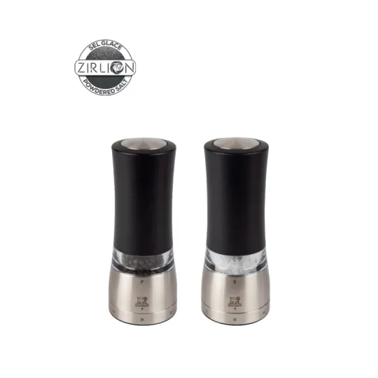 Set de 2 moulins à poivre et à sel PEUGEOT SAVEURS Daman Electric acrylique inox 16cm