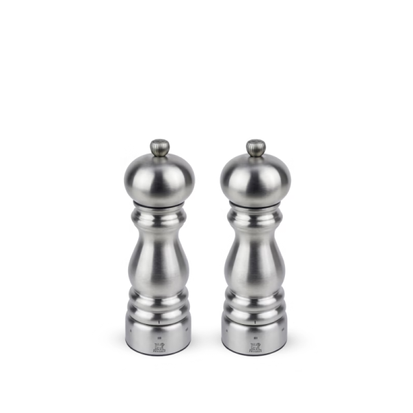 Set de 2 moulins à poivre et à sel sec PEUGEOT SAVEURS Paris Chef Zirlion u'Select inox 18cm