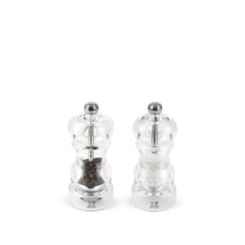 Set de 2 moulins à poivre et sel sec PEUGEOT SAVEURS Nancy acrylique - 2 tailles