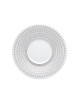 Soucoupe DEGRENNE Couronne argentée en porcelaine - 3 tailles