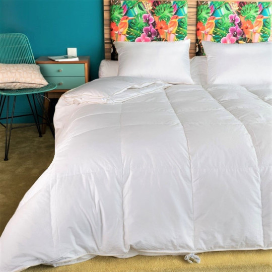 Couette MANUFACTURE CASTEX King Size 4 saisons oie modulable 180 + 120g/m² - 2 tailles