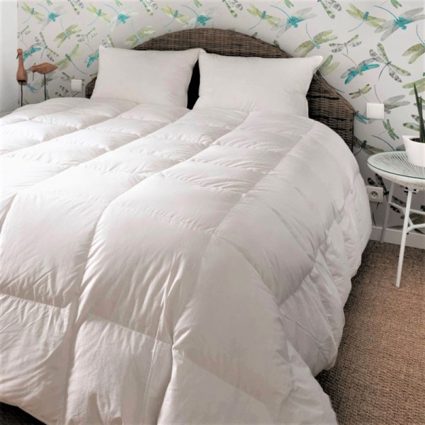 Couette MANUFACTURE CASTEX King Size mi-saison canard tempérée 250g/m² - 2 tailles