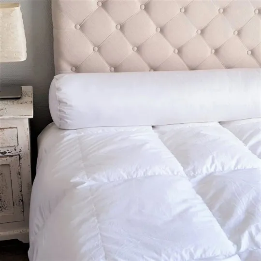 Traversin MANUFACTURE CASTEX bio moelleux 90% duvet canard - 2 tailles