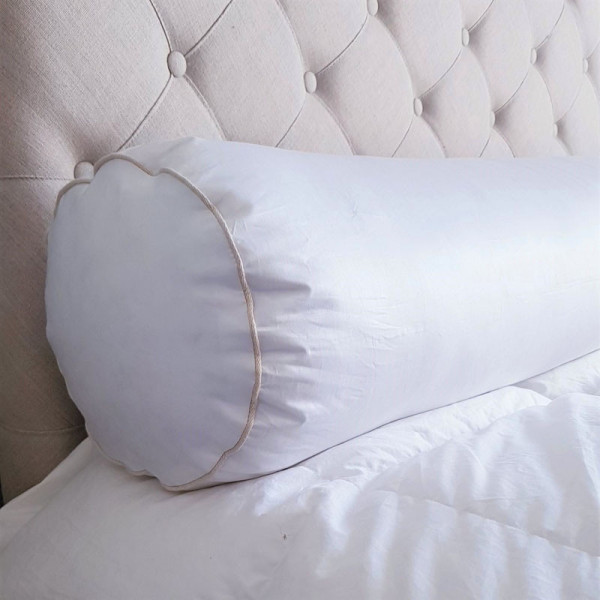 Traversin MANUFACTURE CASTEX bio moelleux 90% duvet canard - 2 tailles