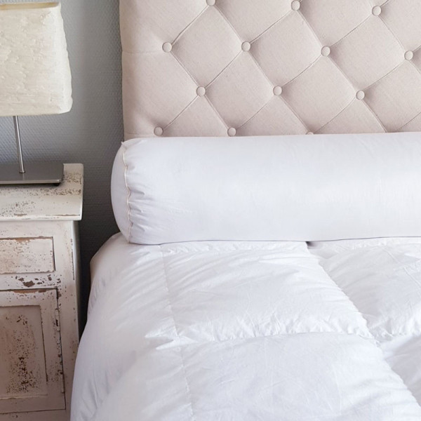 Traversin MANUFACTURE CASTEX bio moelleux 90% duvet canard - 3 tailles