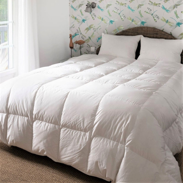 Couette MANUFACTURE CASTEX King Size mi-saison canard tempérée 250g/m² - 2 tailles