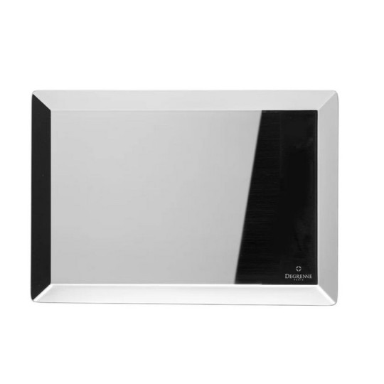 Plateau DEGRENNE Normandy Miroir en inox 26x18cm