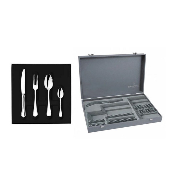 Colis écrin de 50 couverts DEGRENNE Confidence Miroir
