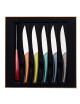 Coffret de 6 couteaux à steak DEGRENNE Quartz Miroir Multicolore
