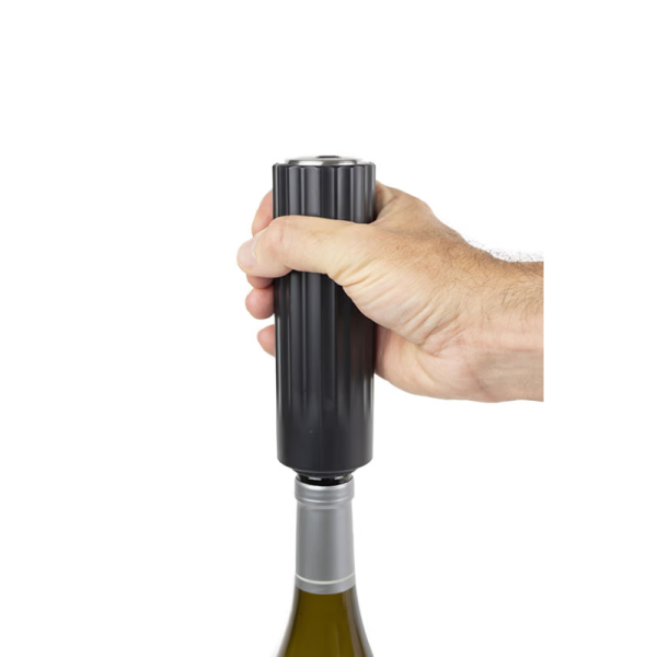 Pompe à vide PEUGEOT SAVEURS Preserve Electric pour le vin 14cm noire