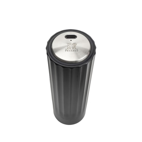 Pompe à vide PEUGEOT SAVEURS Preserve Electric pour le vin 14cm noire