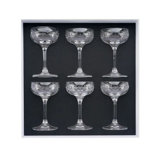 Coffret de 6 verres à liqueur DEGRENNE Newport Twist 7.5cl