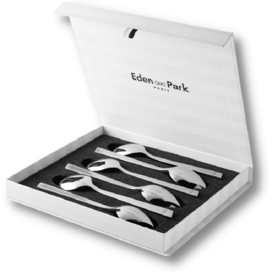 Coffret de 6 cuillères de table OVALIE Eden Park en inox