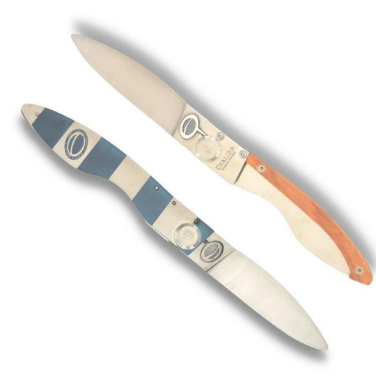 Couteau OVALIE Lock n°2 en bois d'olivier