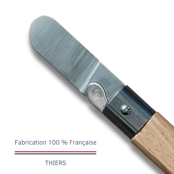 Couteau d'office LE COQ FRANCAIS Le P'tit Coq Standard manche en bois de chêne