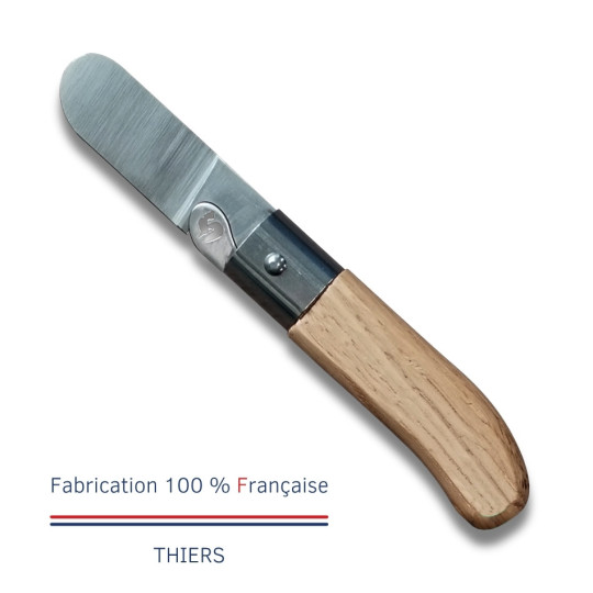 Couteau d'office LE COQ FRANCAIS Le P'tit Coq Standard manche en bois de chêne
