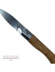 Couteau de poche LE COQ FRANCAIS Le Coq Virole Standard manche en bois d'olivier