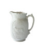 Pichet vase DIGOIN Cerf en grès Blanc Glaçon