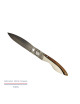 Couteau OVALIE Lock n°3 en bois d'olivier