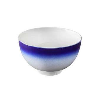 Bol DEGRENNE Blue shades 14cm en porcelaine