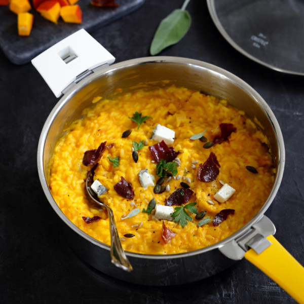 Faitout CRISTEL Mutine amovible en inox 28cm