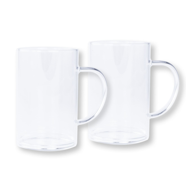 Set de 2 tasses CRISTEL en verre